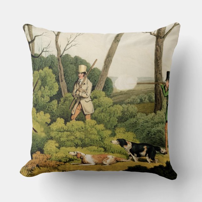 'Pheasant Shooting', pub. by Thomas McLean, 1820 ( Cushion (Front)