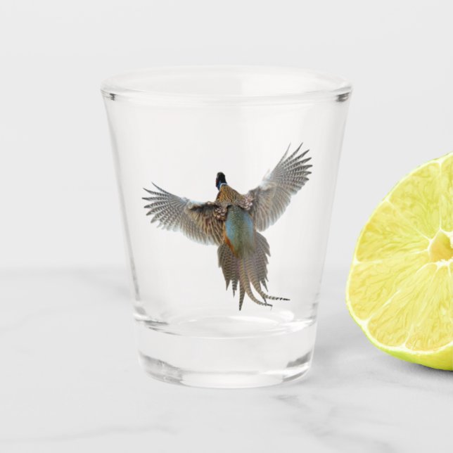 Pheasant Shot Glass (Front)