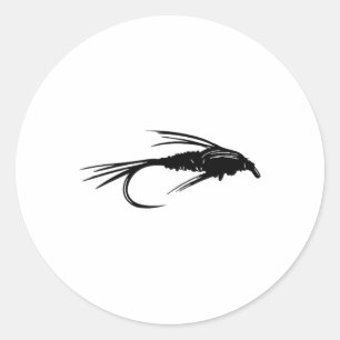 Pheasant Tail Nymph Emerger Fly Fishing Fly Gift Classic Round Sticker