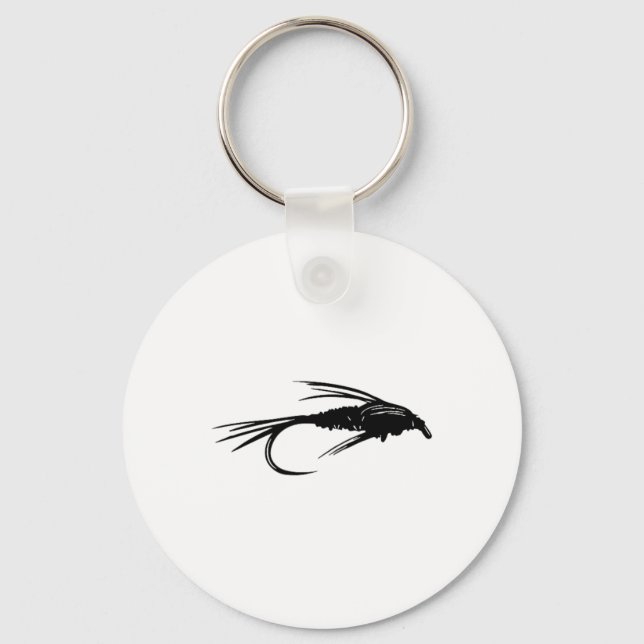 Pheasant Tail Nymph Emerger Fly Fishing Fly Gift  Key Ring (Front)