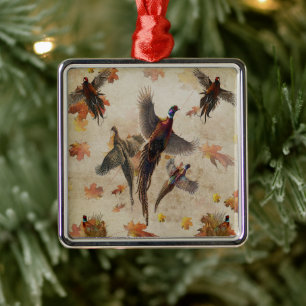 Pheasant tapestry poster acrylic print triptych k metal tree decoration