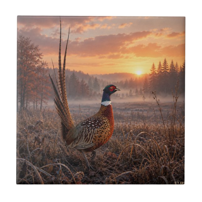 Pheasant  tile (Front)