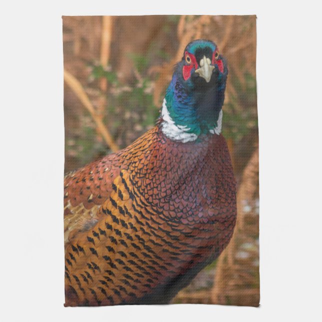 Pheasant towel (Vertical)