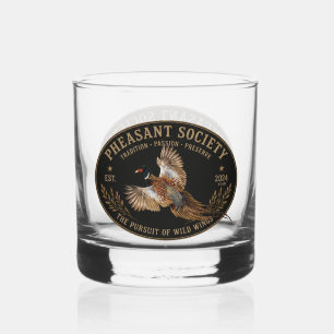 Pheasant  whiskey glass