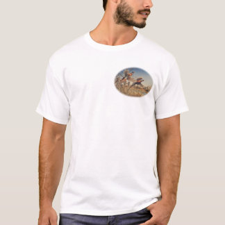 Pheasants Aloft - Great Hunting on the farm T-Shirt