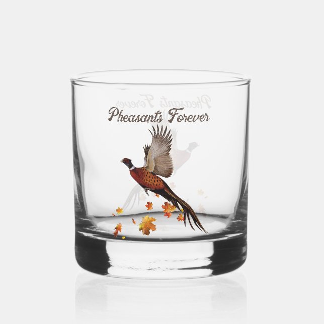 Pheasants Forever Whiskey Glass (Front)