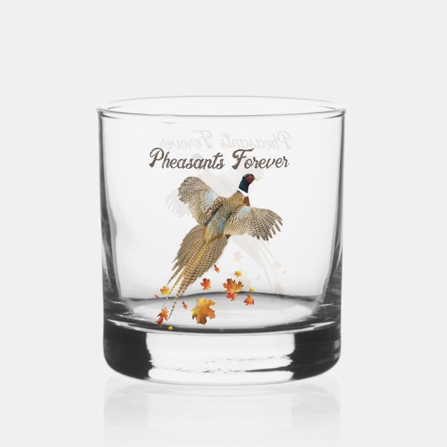 Pheasants Forever Whiskey Glass (Front)