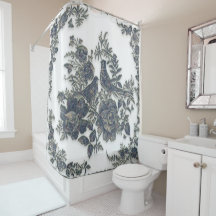 Pheasants in flowers  