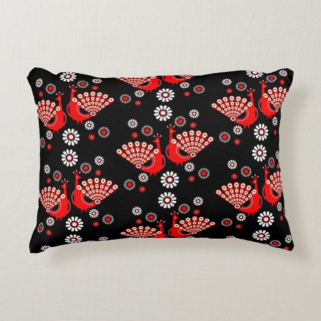  Pheasants Peacock Art Decorative Cushion (Front)