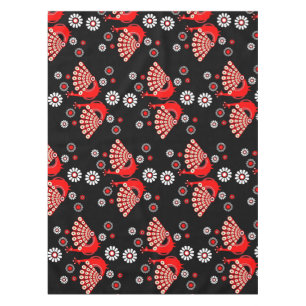 Pheasants Peacock Art Tablecloth