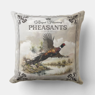 Pheasants, Royal Hunting Cushion