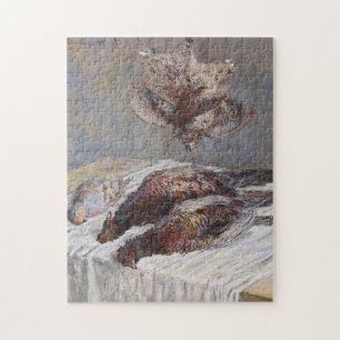 Pheasants Woodcocks & Partridges Monet Fine Art Jigsaw Puzzle