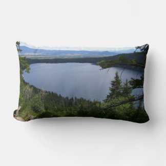 Phelps Lake I at Grand Teton National Park Lumbar Cushion