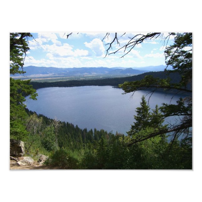 Phelps Lake I at Grand Teton National Park Photo Print (Front)