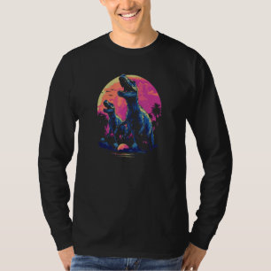 Phenomenal Howling Rex Dinosaur Pack Retro Awesome T-Shirt