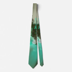 Phenomenon - Green White Gray Sea Foam Sage Tie