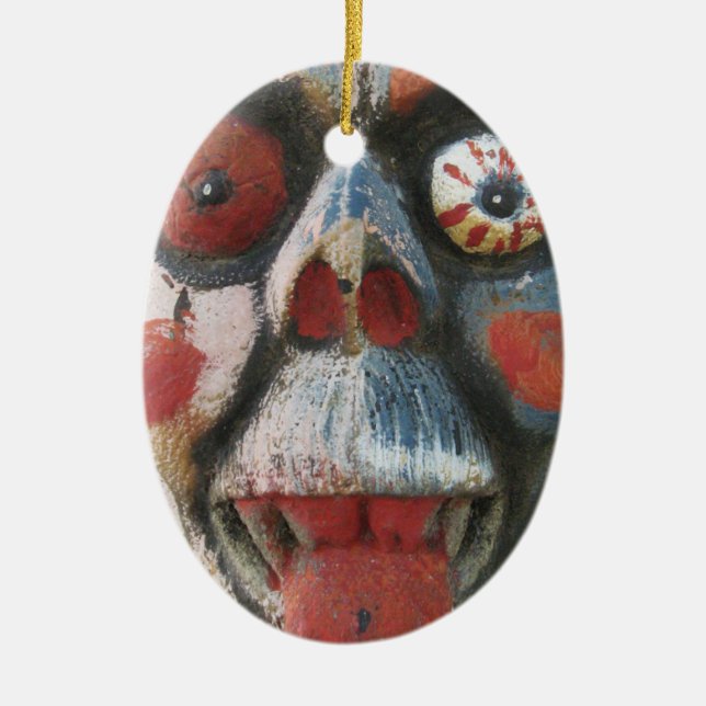 Phi - A Thai Ghost Ceramic Tree Decoration (Front)