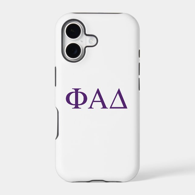 Phi Alpha Delta Greek Letters (Back)