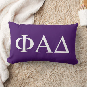 Phi Alpha Delta Greek Letters Lumbar Cushion