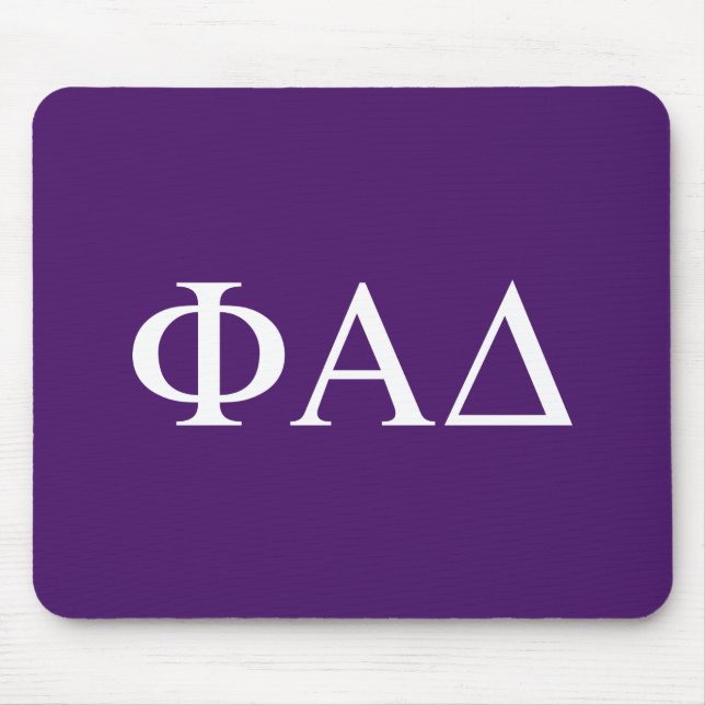 Phi Alpha Delta Greek Letters Mouse Pad (Front)