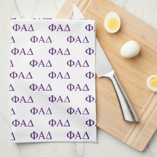 Phi Alpha Delta Greek Letters Tea Towel