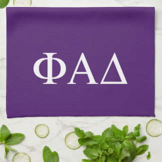 Phi Alpha Delta Greek Letters Tea Towel