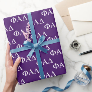 Phi Alpha Delta Greek Letters Wrapping Paper
