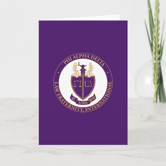 Phi Alpha Delta Logo Card (Front)