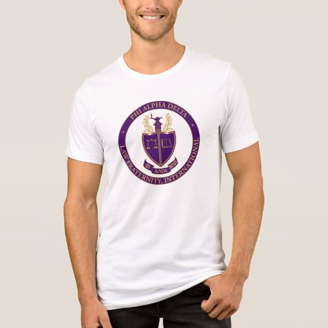 Phi Alpha Delta Logo Tri-Blend Shirt (Front)
