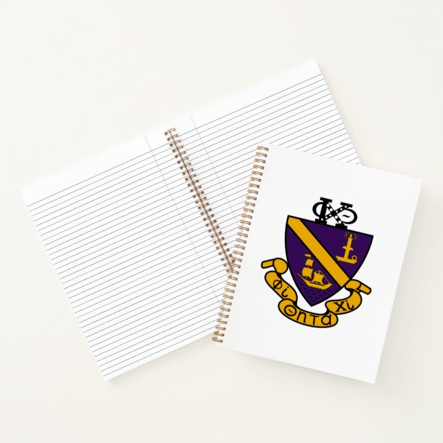 Phi Chi Theta | Colour Crest Notebook (Inside)