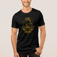 Phi Chi Theta Crest | Gold and Black