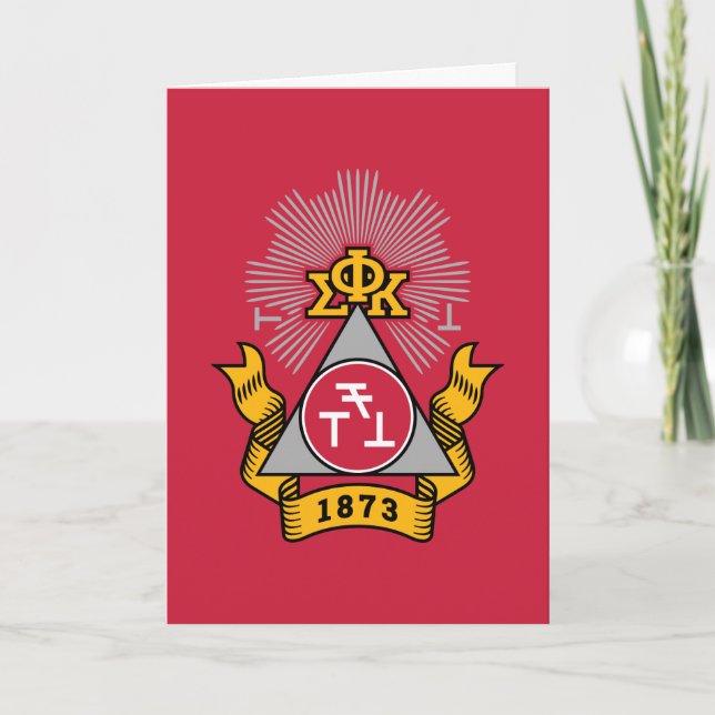Phi Sigma Kappa Crest Card (Front)