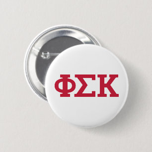 Phi Sigma Kappa Letters 6 Cm Round Badge