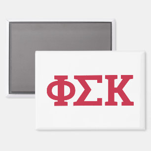 Phi Sigma Kappa Letters Magnet