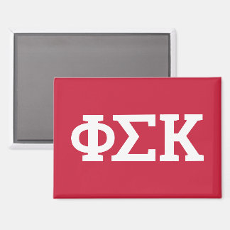 Phi Sigma Kappa Letters Magnet