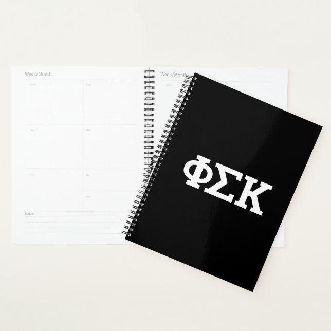 Phi Sigma Kappa Letters Planner (Display)