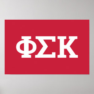 Phi Sigma Kappa Letters Poster