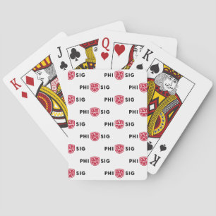 Phi Sigma Kappa Logo Playing Cards