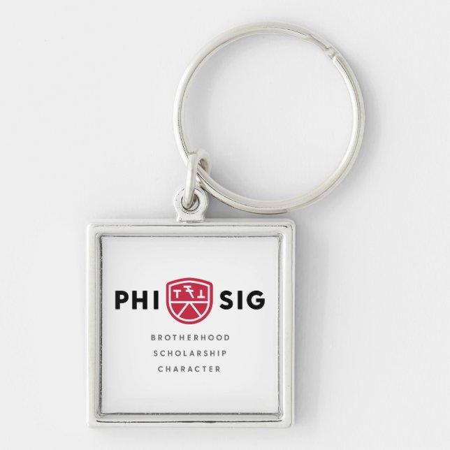 Phi Sigma Kappa Principles Key Ring (Front)