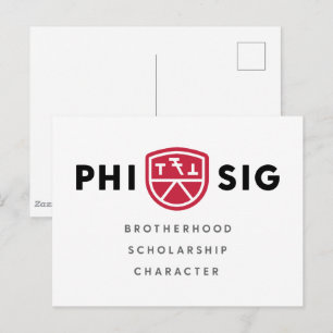 Phi Sigma Kappa Principles Postcard