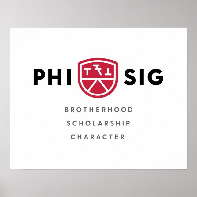 Phi Sigma Kappa Principles Poster (Front)
