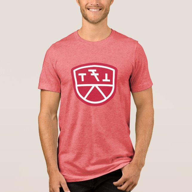 Phi Sigma Kappa Shield 5 Tri-Blend Shirt (Front)