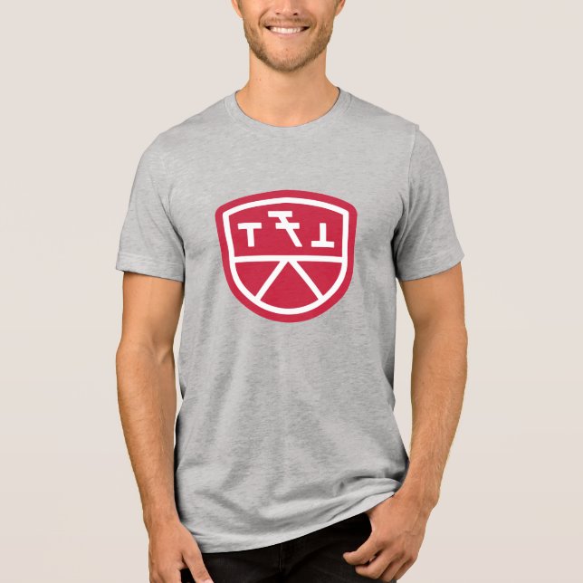 Phi Sigma Kappa Shield 7 Tri-Blend Shirt (Front)