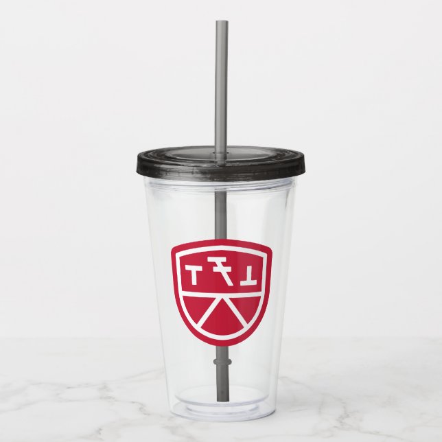 Phi Sigma Kappa Shield Acrylic Tumbler (Front)