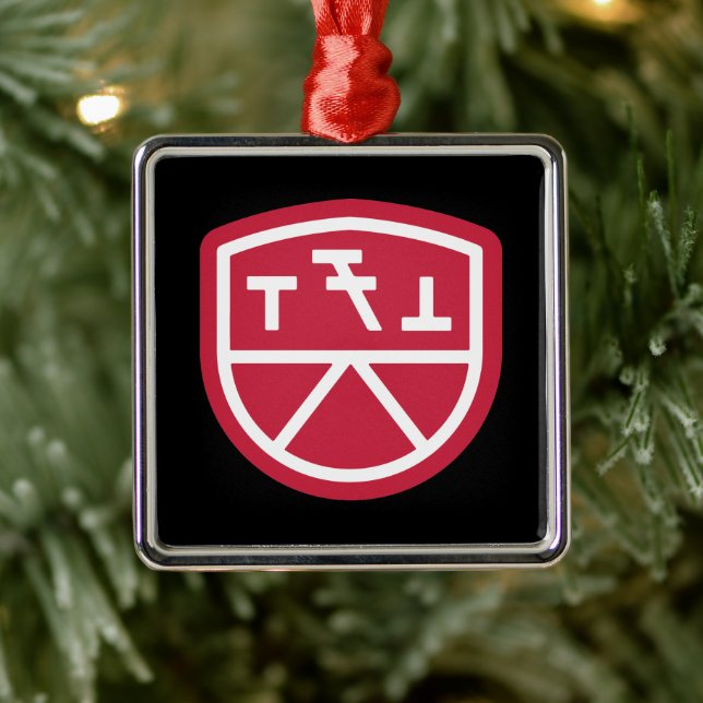 Phi Sigma Kappa Shield Metal Tree Decoration (Tree)