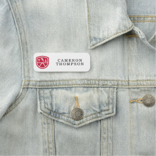 Phi Sigma Kappa Shield Name Tag