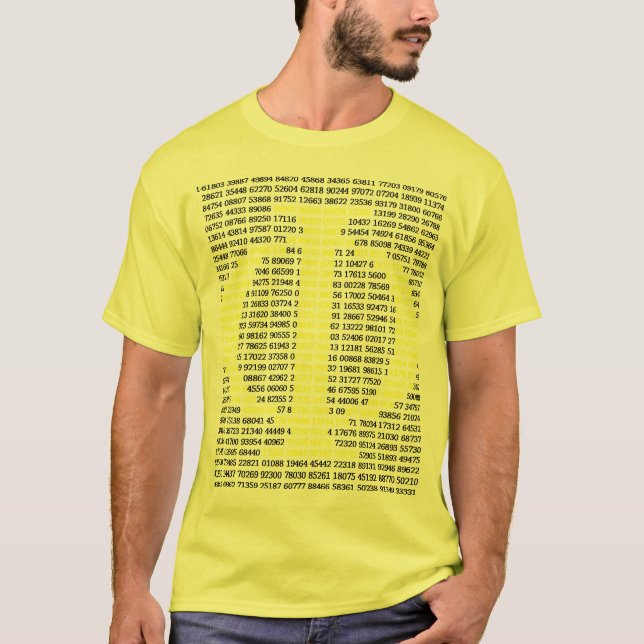 Phi / The Golden Ratio T-Shirt (Front)