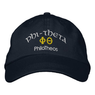 PHI-THETA  PhiloTheos Embroidered Hat