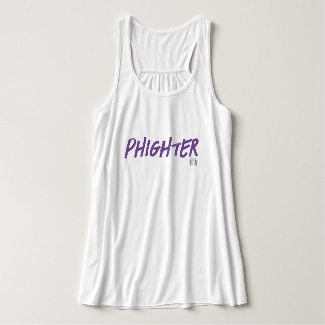 Phighter and floral lungs singlet (Design Front)