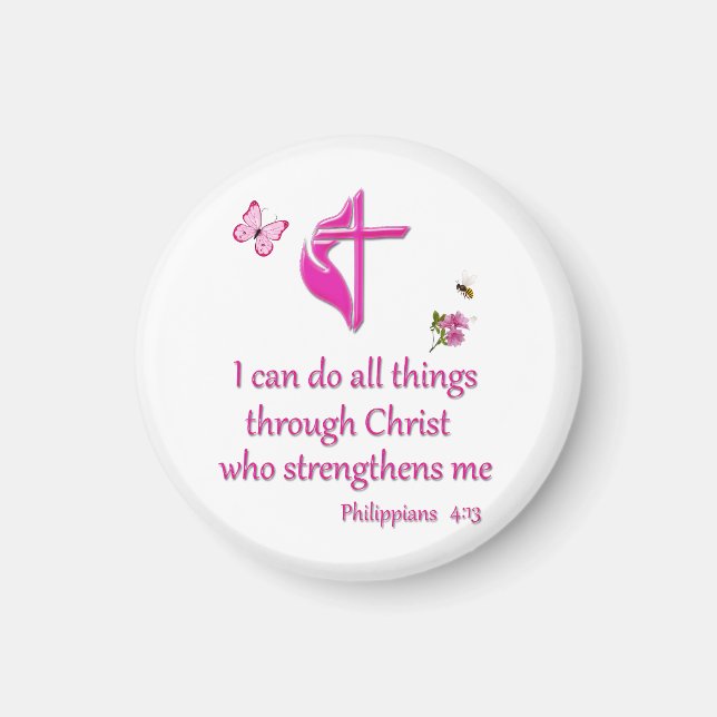 Phiilipeans 4:16  magnet (Front)